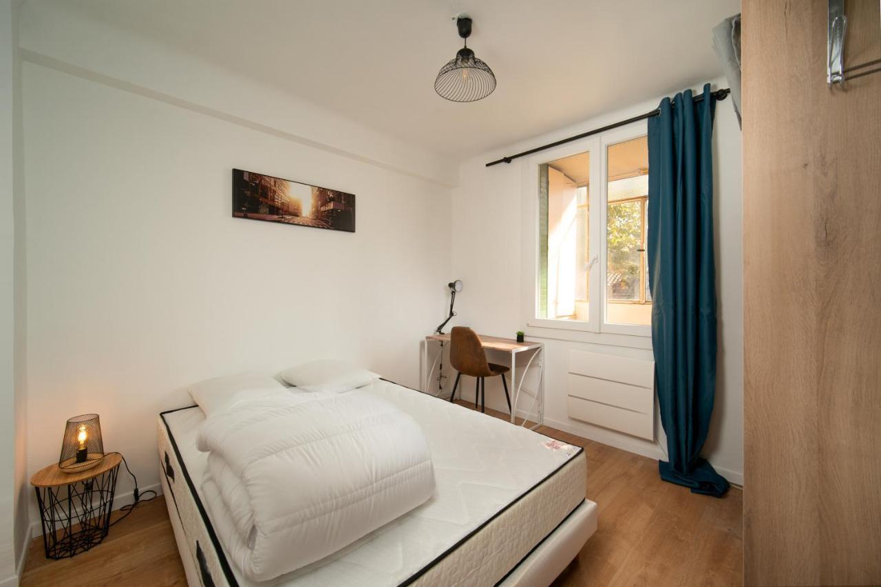 Grand Appartement 3 Chambres Avec Clim Et Balcon Marselha Exterior foto